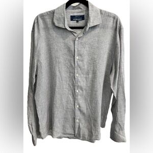 Professional Athletes ĀMAN x Frescobol Carioca Linen Button-Up Grey- Size XL